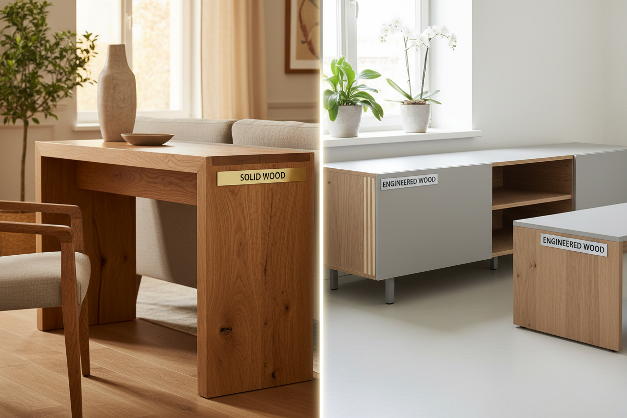 Solid Wood vs Engineered Wood Furniture: What’s Best for Your Home?