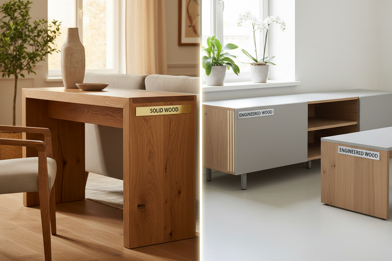 Solid Wood vs Engineered Wood Furniture: What’s Best for Your Home?