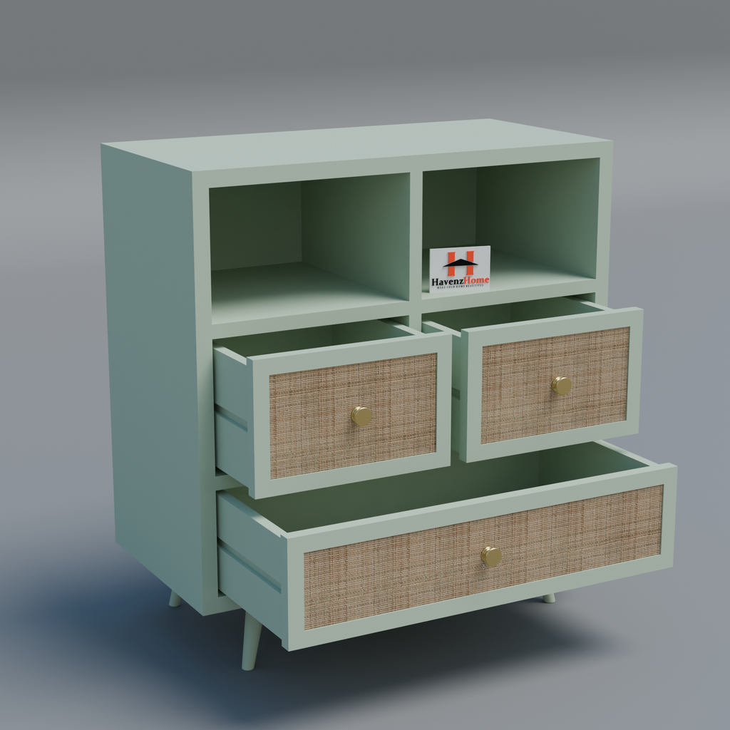 Solid Sheesham Wood Shoe Organizer Rack, Storage Cabinet with Two Close Shlfe and One Drawer, Suitable for Bedroom, Living Room, Entryways and Porches Areas (Style-6)