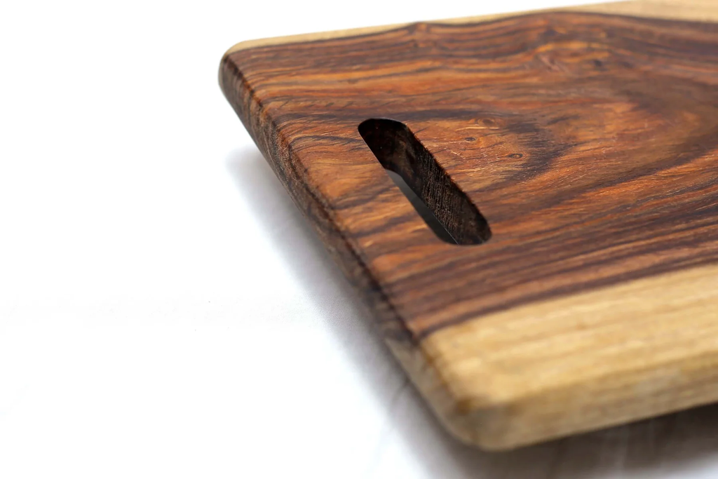 Sheesham Wood Chopping Cutting Board for Kitchen Vegetables, Fruits & Cheese | BPA Free | Eco-Friendly | Cutting Board for Kitchen | Wooden Serving Board | Pizza Platter (Small, Style-04)