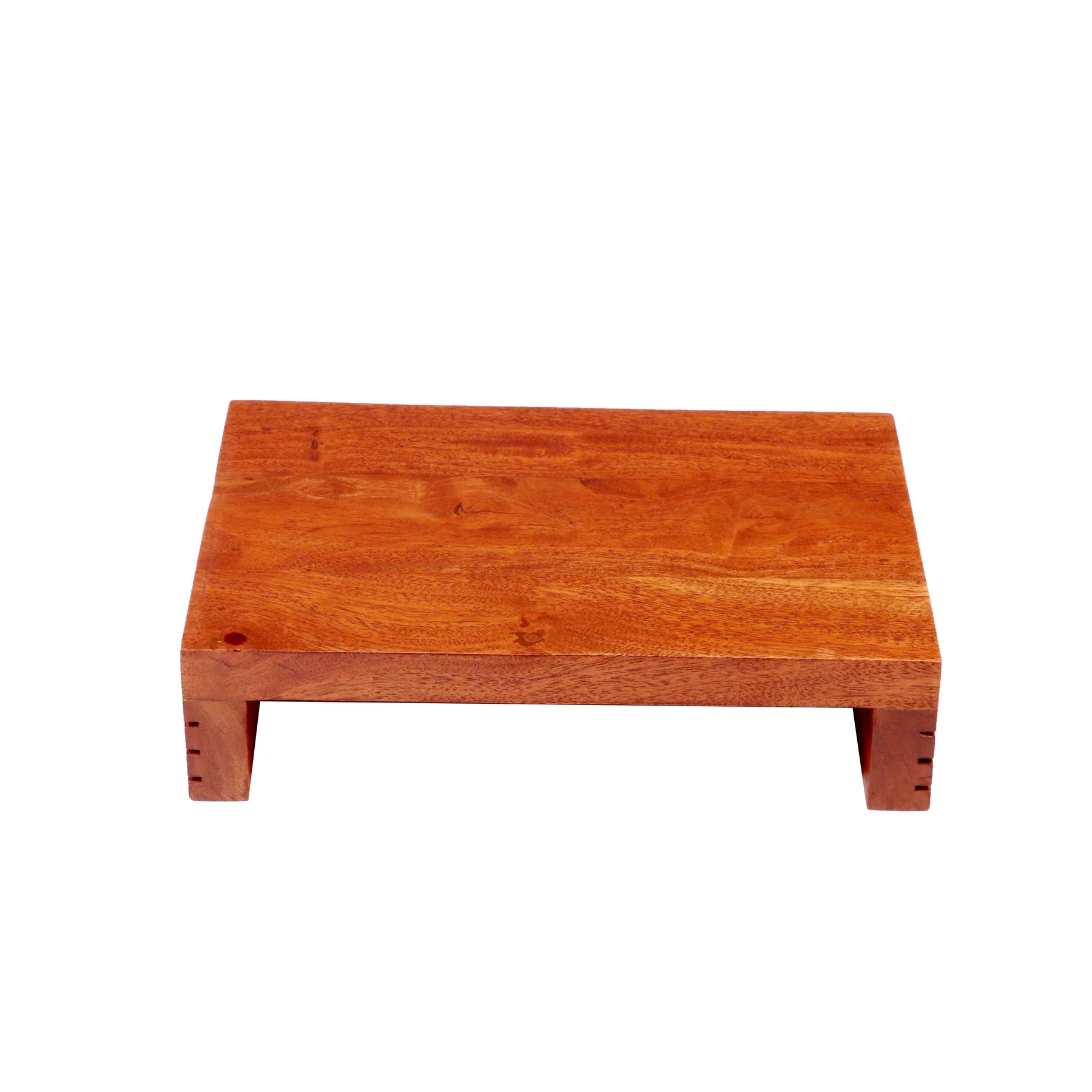 Wooden Puja Peeta Chowki | Large & Small Stool for Puja Idols |Wooden Puja Chowki Table for Festivals for god sittting stools 12 x 8 x 3 Inches