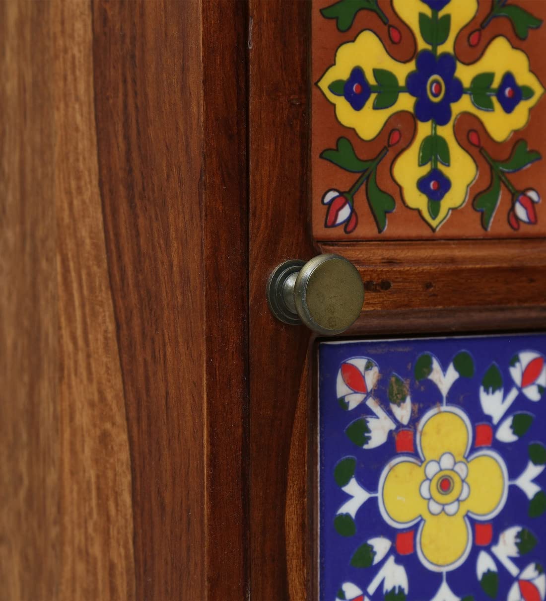 Wooden Wall Shelves for Home Library | Display Unit | Sheesham Wall Mount Shelf, Book Storage Rack for Living Room | Bedroom | Office Natural Honey Color (Style-02)