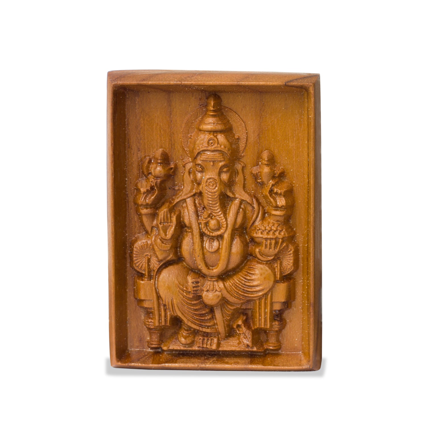 HavenzHome Lord Ganesha Big Wall Hanging Plate for Home/Living Room/Wall Decor Idol