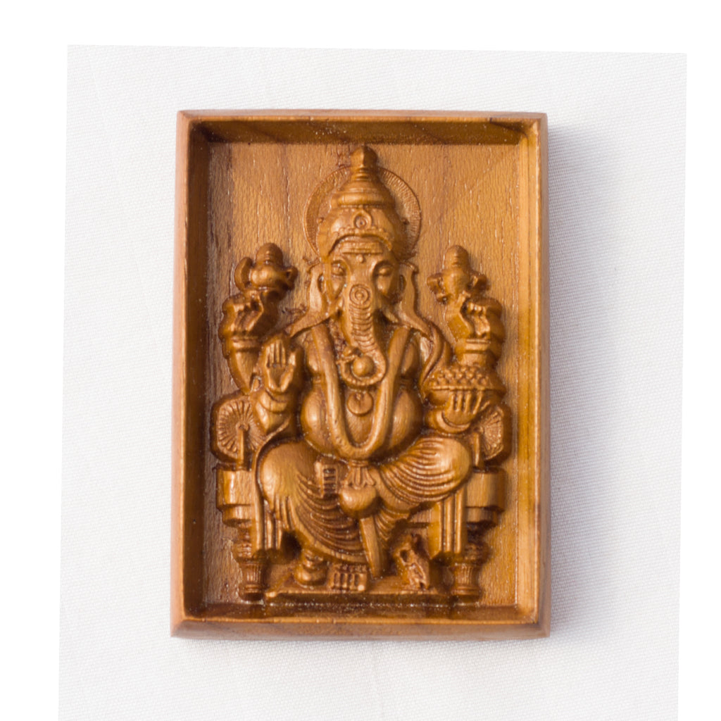 HavenzHome Lord Ganesha Big Wall Hanging Plate for Home/Living Room/Wall Decor Idol