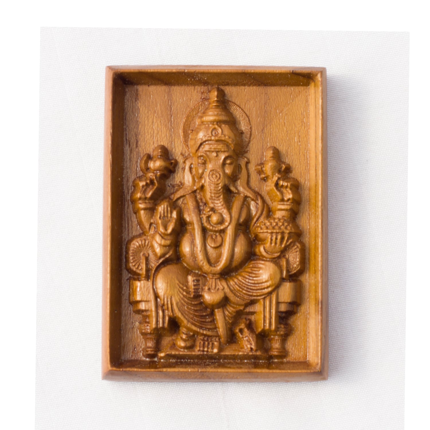 HavenzHome Lord Ganesha Big Wall Hanging Plate for Home/Living Room/Wall Decor Idol