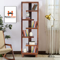 HavenzHome Wooden Shelf Book Shelf Multipurpose Display Rack with 5 Shelf