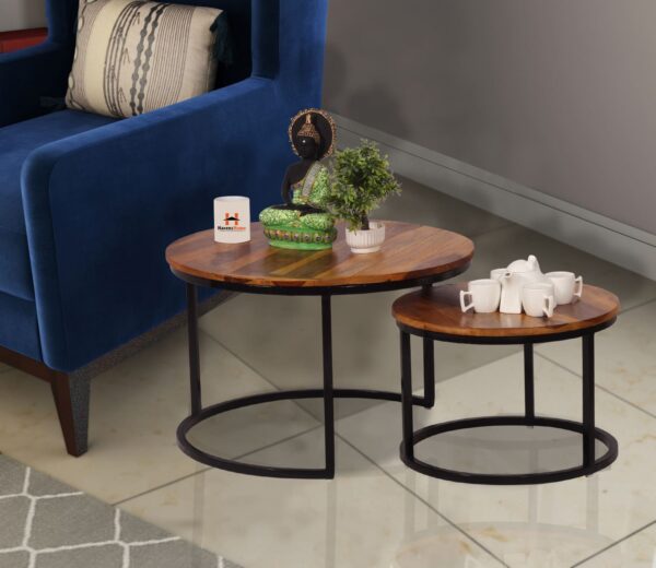 Modern Nesting Coffee Table Set of 2