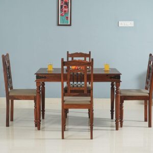 4-Seater Dining Set with Chairs