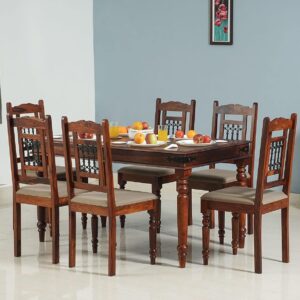 6-Seater Dining Set with Chairs