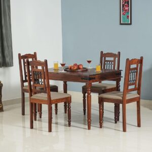 4-Seater Dining Set with Chairs