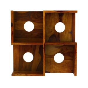 Sheesham Wood Wall Shelf-havenzhome