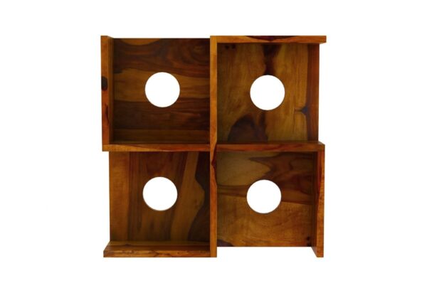 Sheesham Wood Wall Shelf-havenzhome