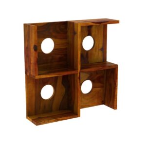 Sheesham Wood Wall Shelf-havenzhome