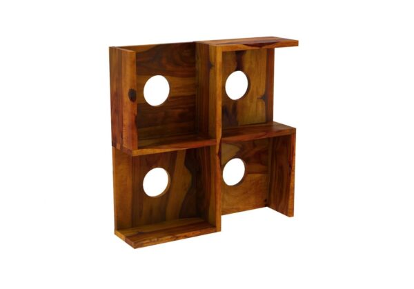 Sheesham Wood Wall Shelf-havenzhome