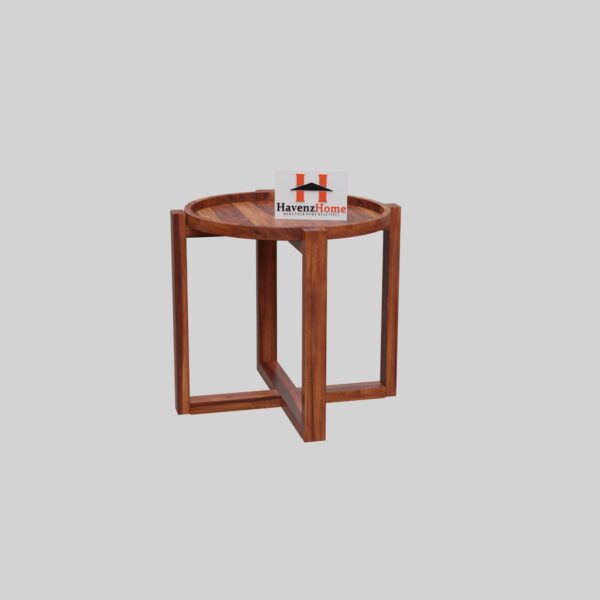 Furnish Round Coffee Table-Havenzhome