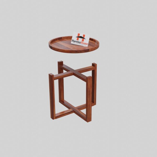 Furnish Round Coffee Table-Havenzhome