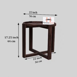 Furnish Round Coffee Table-Havenzhome