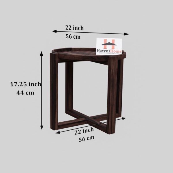 Furnish Round Coffee Table-Havenzhome