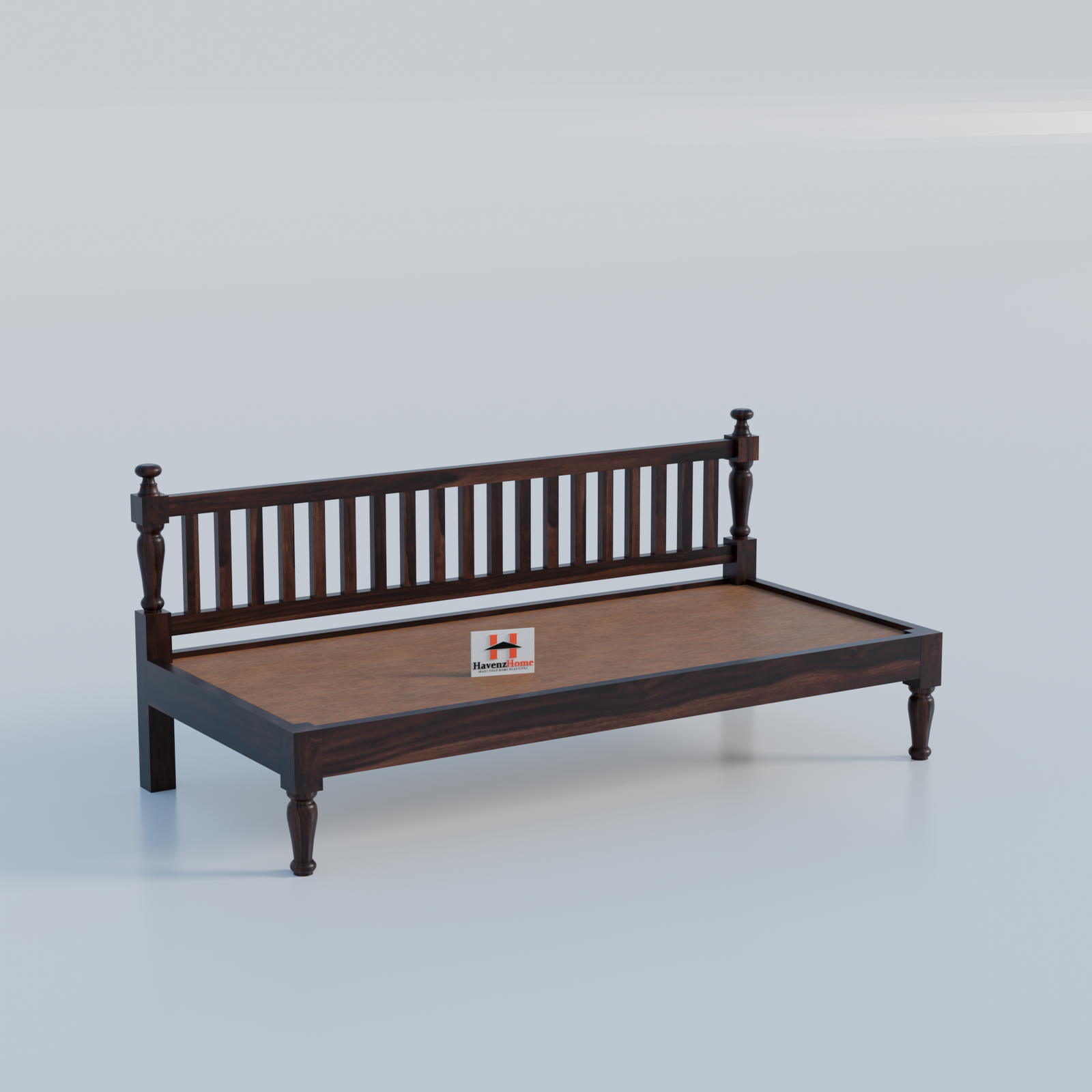 wooden couch diwan sofa settee for living room and office | three 3 seater sofa | sheesham wood (walnut) wooden couch diwan sofa settee for living room and office | three 3 seater sofa | sheesham wood (walnut)